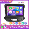 Für Mitsubishi Outlander II 2006-2012 Autoradio Android 13 Carplay GPS Navi RDS