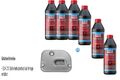 LIQUI MOLY DSG Getriebeöl 8100 6L MEYLE Getriebeölfilter für VW Tiguan 2.0 TDI