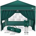 tillvex® Pavillon 3x3m Wasserdicht Gartenzelt Faltpavillon Partyzelt Popup Zelt