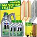 MANN FILTERSET+MOBIL1 5W-30 ÖL passend für 3.0d VW TOUAREG 7P5/6 PORSCHE CAYENNE