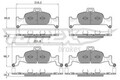 TOMEX Brakes Bremsbelagsatz Scheibenbremse TX 18-22 für A4 8W2 AUDI B9 8W5 A5 Q5