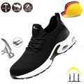 Herren Sicherheitsschuhe Leicht Mit Stahlkappe Arbeitsschuhe Sneaker Sportliche