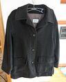 Gil Bret Oversize Kurzmantel, Winterjacke, Schurwolle Kaschmir, schwarz, Gr. 36