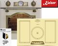 SUPER SALE Retro Herd Set Kaiser EH6355 Einbau Backofen Induktionskochfeld 77 cm