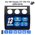 10" DAB+ Android 13 Apple Carplay Autoradio 4+64G Für VW Touran 2003-2010 KAMERA