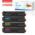 4x XXL TONER Compatible with BROTHER TN-326 HL L8250 CDN L8350 CDW DCP 9055 CDN