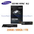 SAMSUNG Interne SSD 980 NVMe M.2 1TB / 500GB / 250GB für Laptop und Desktop