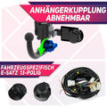 Anhängerkupplung abn.+ES 13p spez für Seat Leon III 5F ST Kombi 14-20 mit Vorb.