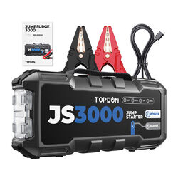 TOPDON JS3000 3000A Auto Starthilfe Jump Starter Booster 24000mAh Powerbank KFZ