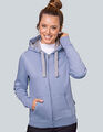 Damen  Sweatjacke mit Kapuze Kapuzenpullover Baumwollmischung Regular S - 5XL