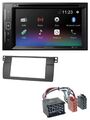 Pioneer Bluetooth MP3 USB 2DIN DAB DVD Autoradio für BMW 3er E46 mit großem Navi