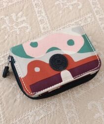 kipling Basic Print Tops Wallet S Geldbörse Abstract  mehr farbig wie neu