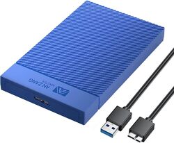 2.5 Zoll SATA SSD HDD Festplattengehäuse USB 3.0 Externes Gehäuse Festplatte DE