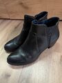 Tamaris Damen Chelsea Boots Stiefelette Gr. 41 Schwarz 