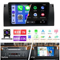 9" Android 13 Carplay Autoradio Für BMW E39 E38 5er 7er GPS Navi BT DSP WIFI RDS