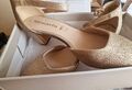 Tamaris Damen Pumps Gold Glam Gr.39 wie NEU