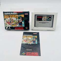 Super Mario All-Stars (Super Nintendo, 1993) SNES OVP + Anleitung + Modul PAL