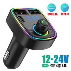 Handsfree Bluetooth FM Transmitter Car Kit Radio MP3 Player/USB-Charger Adapter☮