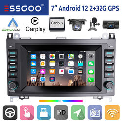 Für Mercedes W169 W245 W906 639 VW Crafter DVR Autoradio Android 12 Carplay NAVI