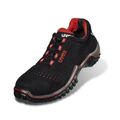 Uvex 6998845 motion style Halbschuhe S1 69988 schwarz, rot Weite 11 Größe 45