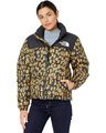 Damen The North Face Leopardenmuster 1996 Retro Nuptse 700 Jacke Daunenjacke Neu