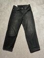 H&M Jeans Loose Fit Schwarz Gebraucht Ohne Etikett 29/32