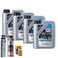 Motoröl 0W30 LIQUI MOLY Special Tec V 4L+HENGST Ölfilter +Spülung +Cera Tec