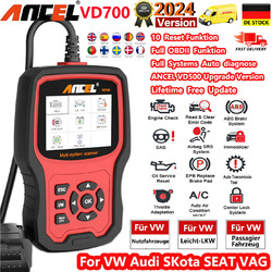 2024 Ancel VD700 Pro Profi KFZ Diagnosegerät Auto OBD2 Scanner EPB DPF Für VAG