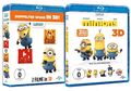 ICH - einfach unverbesserlich 1+2 in 3D+2D + Minions 3D+2D # 6-BLU-RAY-SET-NEU