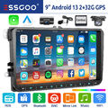 Autoradio DVR 32G Android 13 Carplay GPS RDS Für VW GOLF 5 6 Touran Caddy Passat