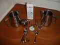 Barista  Zubehör Set von Motta - 2 x 500ml , 1 x 0,7ml , Thermometer u.n.mehr