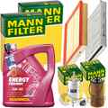 MANN INSPEKTIONSPAKET+5L MANNOL 5W-30 ÖL passend für OPEL ASTRA G ab 19MA9235