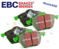 EBC Greenstuff 2000 Bremsbeläge hinten für BMW 1er F20 :: 2010 >> 2019