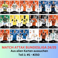 Topps Match Attax Bundesliga 2024/2025 - Einzelkarten zum Aussuchen 1-250 -24/25