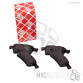 FEBI 16445 Bremsbelag Satz Bremsklötze Hinterachse für GENERAL MOTORS VAUXHALL