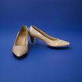 GABOR Pumps -Kaffir-Lack-HT-dark-nude Gr.6,5 / 40 Neuwertig!