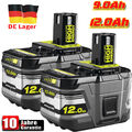 2X 12.0Ah 18V 9Ah Akku für Original RYOBI One+Plus Lithium RB18L50 P108 RB18L60