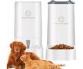 Hunde Katzen Wasser und Futterspender Futterautomat Wasserspender Futterstation