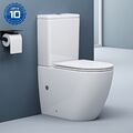 Spülrandloses WC mit Spülkasten Stand-Toilette Soft-Close WC-Sitz S179-Neu