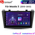 2+32G Carplay Für MAZDA3 2010-2013 9" Android 12 Autoradio WIFI BT NAVI GPS DAB+