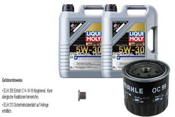 MAHLE Ölfilter 10 L LIQUI MOLY 5W-30 Special Tec F für Renault Laguna 3.0 V6 24V