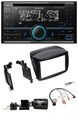 Kenwood CD 2DIN DAB USB Lenkrad Bluetooth Autoradio für Fiat Doblo ab 2010 Opel