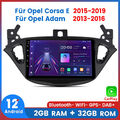 Carplay Autoradio Für Opel Corsa 2015-2019/Adam 2013-2016 Android12 GPS Navi DAB