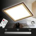 BRILONER Deckenleuchte LED Panel Braun-Gold Deckenlampe Fernbedienung Lichtfarbe