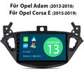 Carplay Android 13 Autoradio 4+64G Für Opel Corsa E 2015-2019 4G WIFI BT GPS SWC