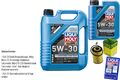 INSPEKTIONSKIT FILTER LIQUI MOLY ÖL 6L 5W-30 für Skoda Octavia III Combi 5E5