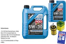 INSPEKTIONSKIT FILTER LIQUI MOLY ÖL 6L 5W-30 für Skoda Octavia III Combi 5E5