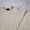 Robe Di Kappa Zopfmuster Pullover Herren Large Wolle Fischer Aran Sweater Pulli