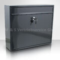 15403/ Post Briefkasten Anthrazit Postbriefkasten Wandbriefkasten Postkasten