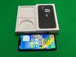 Apple iPhone 11 - 64GB - Schwarz Battery: 76% Zustand: Gebraucht